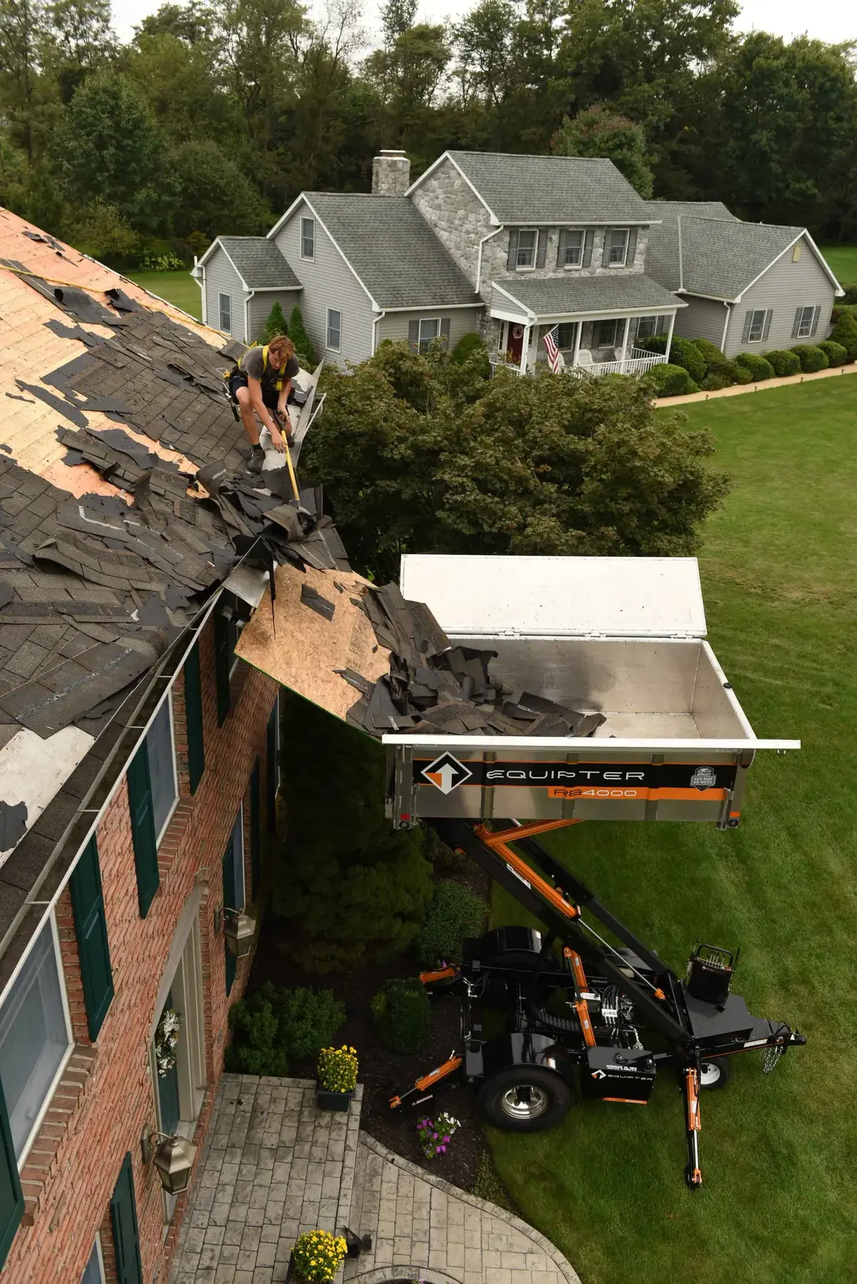 Equipter roofing reroof roof replacement