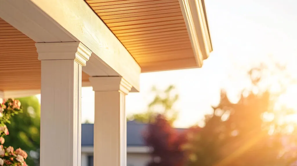 What is the underside of a porch roof called, Brehm Roofing