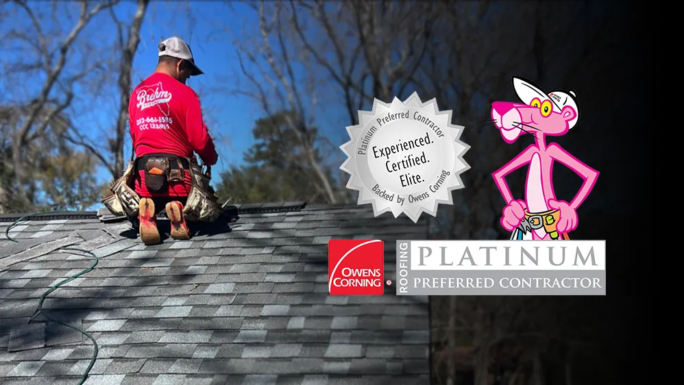 Brehm Roofing crew replacing a shingle roof in Gainesville FL