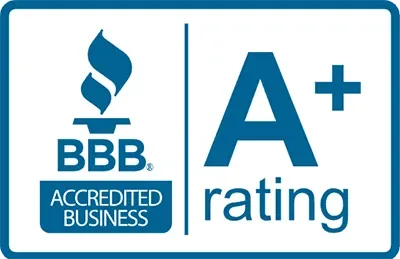 BBB Accredited Business, A+ rating
