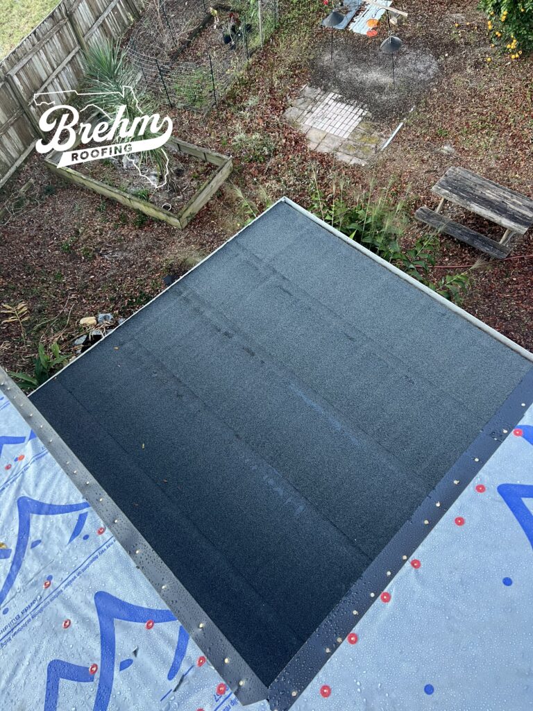 Flat Roofing, Modified Bitumen, Roll Roofing, Brehm Roofing, Gainesville, Alachua, High Springs, Newberry, Bell, Trenton, Roof Replacement, Roof Repair, Reroof, Deck Repair, Flat Roof