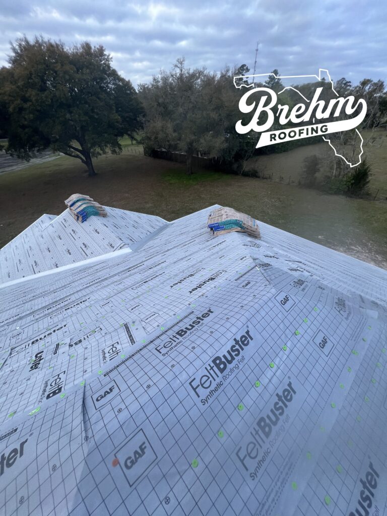 Alachua, New construction roofing, Brehm Roofing, Roof installation