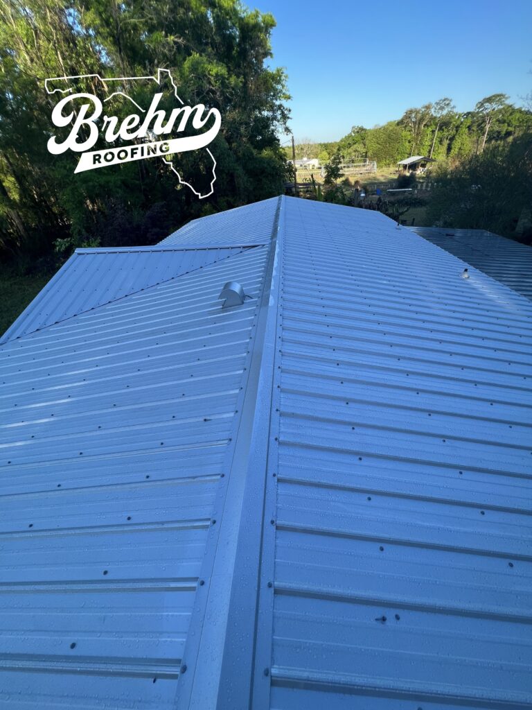 Metal Roof, Archer, Florida, Brehm Roofing, 29.558567,-82.489777