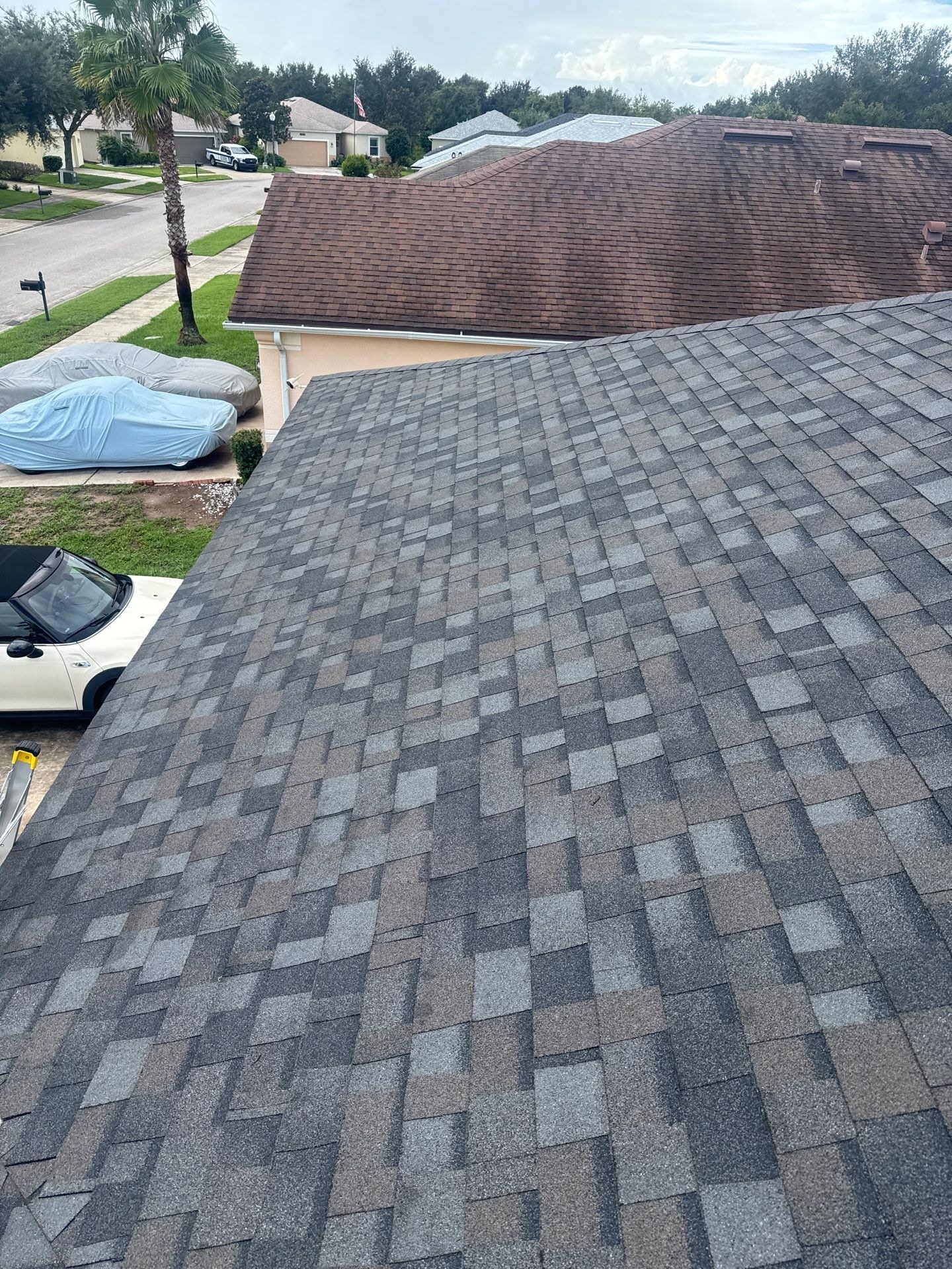 Mount Dora Williamsburg Gray finished field and new white drip edge