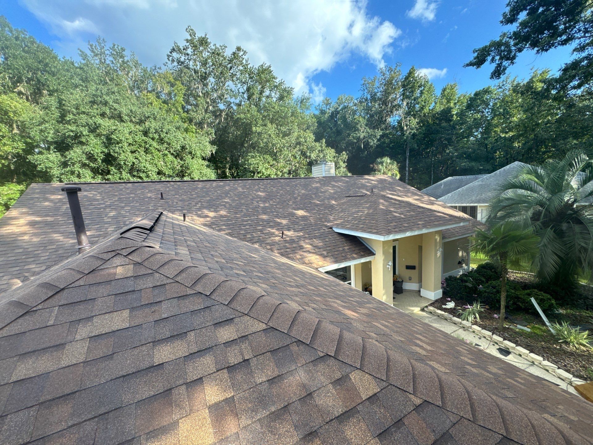 Blues Creek Gainesville Owens Corning Duration Desert Rose finished roof