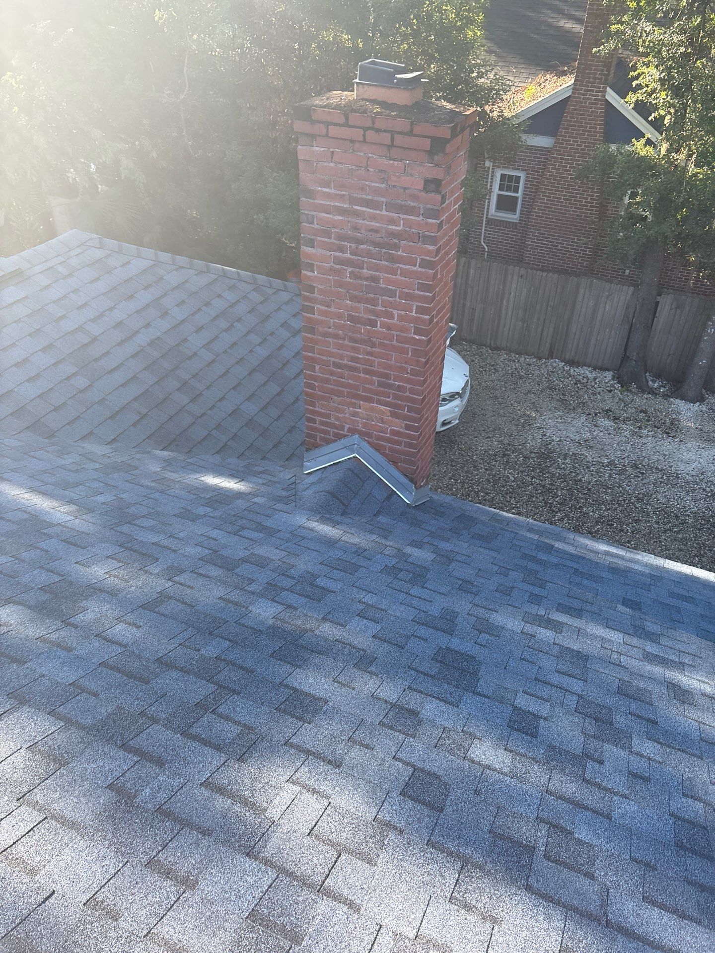University Park Duration Harbor Blue finished ridge and chimney Gainesville