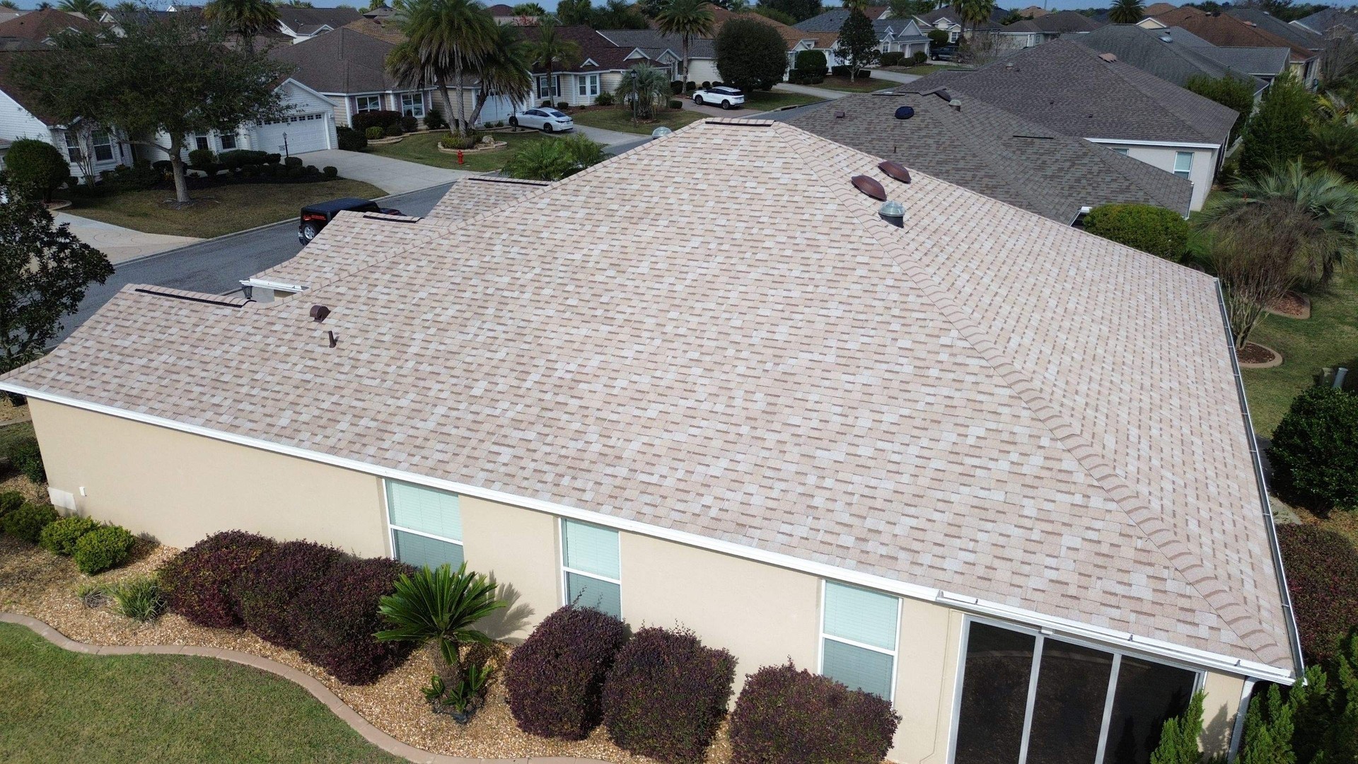 Village of Duval Duration Amber white drip edge and brown vents