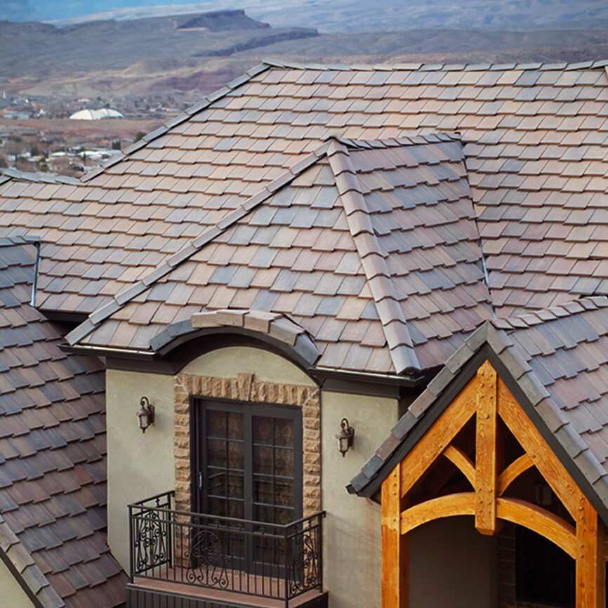 Concrete Tile Eagle Roofing Reroof