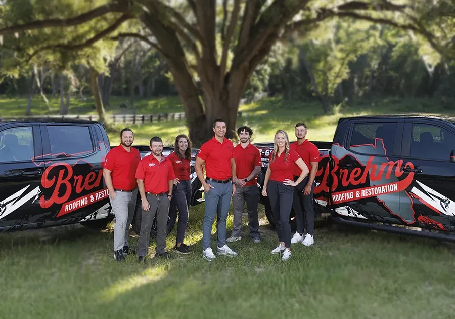 Newly installed roof on a Eustis house